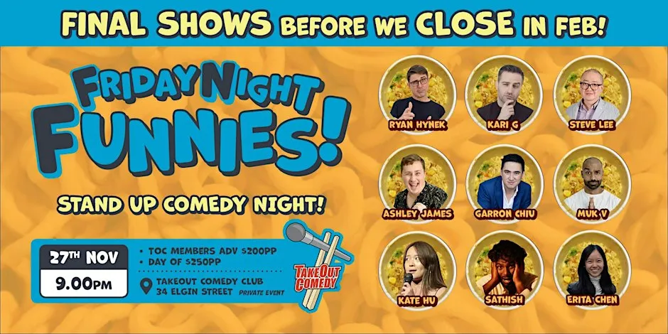 This week at TakeOut Comedy - Friday Night Funnies!